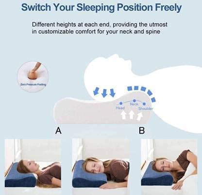 Orthopedic Cervical Pillow – Regular | Soft Support for Neck & Head Pain Relief